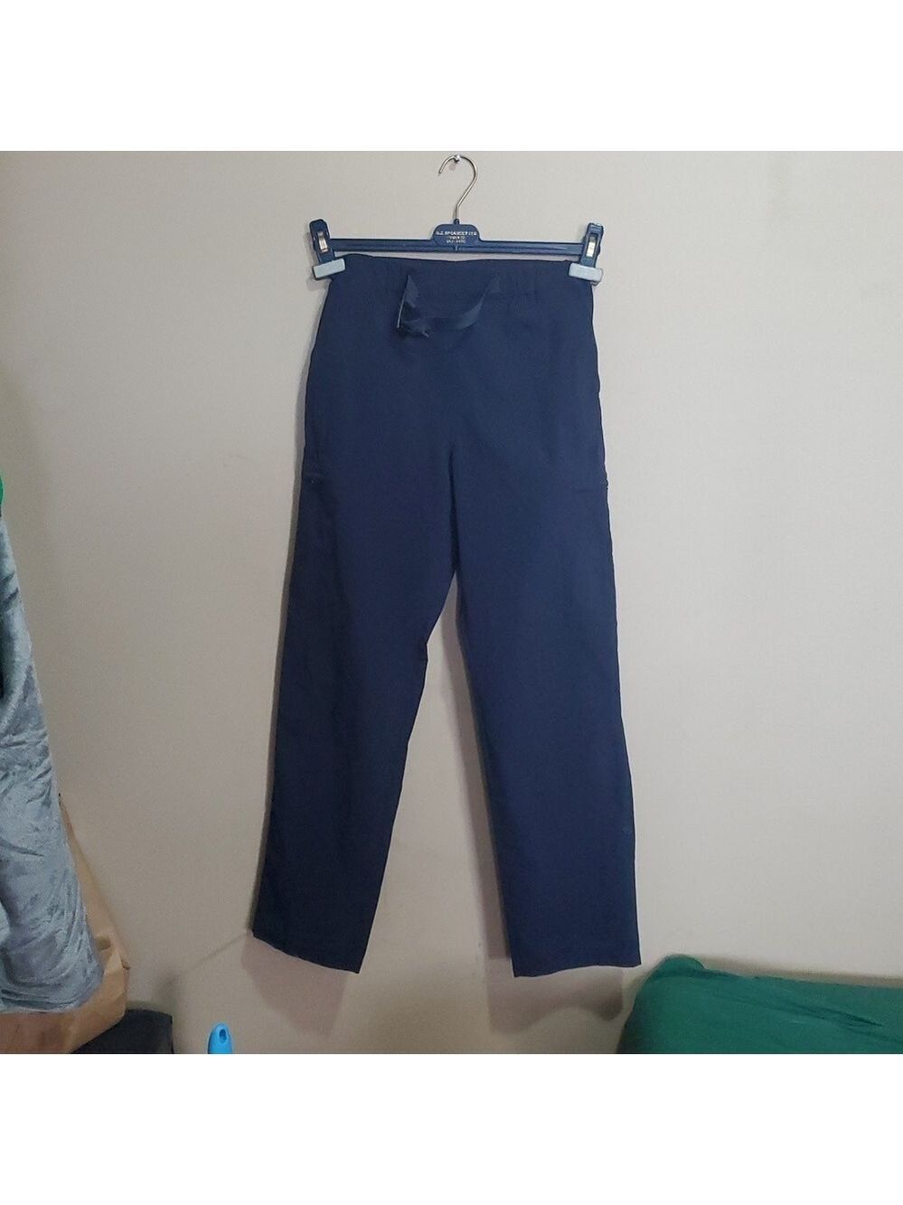 Navy Blue belted athletic pants size small